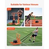 image:imageVEVOR Football Sleds and Chutes Weight Sled Football Training Pull Push Running Sled Fitness Workout Sled Push Gym Equipment Adjustable Height Handle Compatible 12 in Weight PlatesFullRange Handle