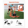 image:imageVEVOR Football Sleds and Chutes Weight Sled Football Training Pull Push Running Sled Fitness Workout Sled Push Gym Equipment Adjustable Height Handle Compatible 12 in Weight PlatesFullRange Handle