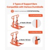 image:imageVEVOR Football Sleds and Chutes Weight Sled Football Training Pull Push Running Sled Fitness Workout Sled Push Gym Equipment Adjustable Height Handle Compatible 12 in Weight PlatesFullRange Handle
