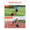 image:imageVEVOR Football Sleds and Chutes Weight Sled Football Training Pull Push Running Sled Fitness Workout Sled Push Gym Equipment Adjustable Height Handle Compatible 12 in Weight PlatesPush PullBK OR