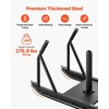 image:imageVEVOR Football Sleds and Chutes Weight Sled Football Training Pull Push Running Sled Fitness Workout Sled Push Gym Equipment Adjustable Height Handle Compatible 12 in Weight PlatesPush PullBK