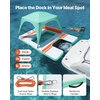 image:imageVEVOR Inflatable Floating Dock Inflatable Dock Platform NonSlip Water Air Mat with Portable Carrying Bag and Detachable Ladder Floating Water Platform Island Raft for Pool Beach OceanWhite  Blue  Orange