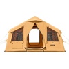 image:imageVEVOR Inflatable Tents for Camping Easy Setup Blow up Tent with Hand Pump 4 Season Glamping Tent with Stove Jack Doors amp Mesh Windows Storage Bag Included for Easy Taking812 Person With 2 Skylights