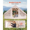 image:imageVEVOR Inflatable Tents for Camping Easy Setup Blow up Tent with Hand Pump 4 Season Glamping Tent with Stove Jack Doors amp Mesh Windows Storage Bag Included for Easy Taking58 Person