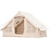 image:imageVEVOR Inflatable Tents for Camping Easy Setup Blow up Tent with Hand Pump 4 Season Glamping Tent with Stove Jack Doors amp Mesh Windows Storage Bag Included for Easy Taking35 Person