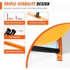image:imageVEVOR Kayak Storage Rack for 3 Kayaks Holds 200 lbs Heavy Duty Adjustable Freestanding Stand with Lockable Wheels for Indoor Outdoor Garage Shed Dock Holder for Canoe SUP Surfboard amp PaddleboardWall Mount4 KayaksOrangeUpdated