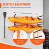 image:imageVEVOR Kayak Storage Rack for 3 Kayaks Holds 200 lbs Heavy Duty Adjustable Freestanding Stand with Lockable Wheels for Indoor Outdoor Garage Shed Dock Holder for Canoe SUP Surfboard amp PaddleboardWall Mount4 KayaksOrangeUpdated