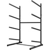 image:imageVEVOR Kayak Storage Rack for 3 Kayaks Holds 200 lbs Heavy Duty Adjustable Freestanding Stand with Lockable Wheels for Indoor Outdoor Garage Shed Dock Holder for Canoe SUP Surfboard amp PaddleboardStand4 KayaksBlack