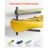 image:imageVEVOR Kayak Storage Rack for 3 Kayaks Holds 200 lbs Heavy Duty Adjustable Freestanding Stand with Lockable Wheels for Indoor Outdoor Garage Shed Dock Holder for Canoe SUP Surfboard amp PaddleboardWall Mount2 KayaksBlack