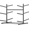 image:imageVEVOR Kayak Storage Rack for 3 Kayaks Holds 200 lbs Heavy Duty Adjustable Freestanding Stand with Lockable Wheels for Indoor Outdoor Garage Shed Dock Holder for Canoe SUP Surfboard amp PaddleboardStand6 KayaksBlack