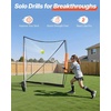 image:imageVEVOR Lacrosse GoalComplete Portable Lacrosse Net Training Accessory Set  Perfect for Youth and Adults TrainingPortable Backyard Lacrosse Training Equipment6 x 6 Fiberglass Goal