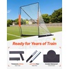 image:imageVEVOR Lacrosse GoalComplete Portable Lacrosse Net Training Accessory Set  Perfect for Youth and Adults TrainingPortable Backyard Lacrosse Training Equipment6 x 6 Fiberglass Goal