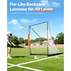 image:imageVEVOR Lacrosse GoalComplete Portable Lacrosse Net Training Accessory Set  Perfect for Youth and Adults TrainingPortable Backyard Lacrosse Training Equipment6 x 6 Fiberglass Goal