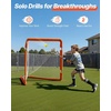 image:imageVEVOR Lacrosse GoalComplete Portable Lacrosse Net Training Accessory Set  Perfect for Youth and Adults TrainingPortable Backyard Lacrosse Training Equipment4 x 4 Folding Goal