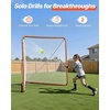 image:imageVEVOR Lacrosse GoalComplete Portable Lacrosse Net Training Accessory Set  Perfect for Youth and Adults TrainingPortable Backyard Lacrosse Training Equipment6 x 6 Modular Goal