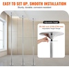 image:imageVEVOR Professional Dancing Pole Spinning Static Dancing Pole Kit Portable Removable Pole 45mm HeavyDuty Stainless Steel Pole Height Adjustable Fitness Pole for Exercise Home Club Gym SilverChromeRound