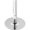 image:imageVEVOR Professional Dancing Pole Spinning Static Dancing Pole Kit Portable Removable Pole 45mm HeavyDuty Stainless Steel Pole Height Adjustable Fitness Pole for Exercise Home Club Gym SilverSilverRound