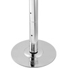 image:imageVEVOR Professional Dancing Pole Spinning Static Dancing Pole Kit Portable Removable Pole 45mm HeavyDuty Stainless Steel Pole Height Adjustable Fitness Pole for Exercise Home Club Gym SilverChromeRound