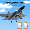 image:imageVEVOR RC Plane 2 Channel Remote Control Airplane 24GHZ with 6Axis Gyro Stabilizeramp2 Batteries F22 Fighter Aircraft Plane Toy for Adults Kids Beginners Boys BirthdayXmas Child Gift2CHF22