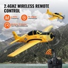 image:imageVEVOR RC Plane 2 Channel Remote Control Airplane 24GHZ with 6Axis Gyro Stabilizeramp2 Batteries F22 Fighter Aircraft Plane Toy for Adults Kids Beginners Boys BirthdayXmas Child Gift4CHT28
