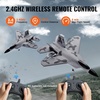 image:imageVEVOR RC Plane 2 Channel Remote Control Airplane 24GHZ with 6Axis Gyro Stabilizeramp2 Batteries F22 Fighter Aircraft Plane Toy for Adults Kids Beginners Boys BirthdayXmas Child Gift2CHF22