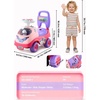 image:imageVEVOR Ride On Toddler Push Car Push Car for Toddler 19 to 36 Months Kids Ride On Toy with Horn amp Music 485 lbs Load Capacity Underseat Storage FoottoFloor Walker for Toddlers Boys Girls PinkPink