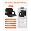 image:imageVEVOR Stadium Seat with Back Support Wide Bleacher Seat Back Folding Portable Padded Reclining Chair with Hook Pocket Cupholder Ideal for Sport Event Beach Camping Concertstadium seat cushion