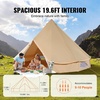 image:imageVEVOR Tents Canvas Bell TentBeige