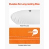 image:imageVEVOR Towable Tubes for Boating 2Rider Inflatable Boat Tubes and Towables 340 lbs Capacity Water Sport Tubes for Boat to Pull  with 2 Cockpits Full Nylon Cover Padded Grab Handles amp Safety Valve4Riders