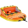 image:imageVEVOR Towable Tubes for Boating 2Rider Inflatable Boat Tubes and Towables 340 lbs Capacity Water Sport Tubes for Boat to Pull  with 2 Cockpits Full Nylon Cover Padded Grab Handles amp Safety Valve3Riders