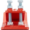 image:imageVEVOR Tractor Bucket Protector 2PCS Heavy Duty Steel Bucket Edge Protectors AntiSkid Device with Double Hexagon Lock Nuts and Bolts for Snow Leave Removal amp Spreading Gravel RedOrange