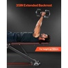 image:imageVEVOR Weight Bench 800lbs660lbs Adjustable Weight Bench Press for Full Body Workout Exercise Situp Bench for Home Gym Strength Training Multiple Functions Fast AdjustmentBlack
