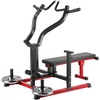 image:imageVEVORSeated Dip Machine Tricep Bicep Press Down Machine with Cable Bar Adjustable Seat and Backrest Exercise Equipment for Chest Training Upper Body Push Fitness Workout Hold up to 450LBSBlack  Red