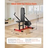 image:imageVEVORSeated Dip Machine Tricep Bicep Press Down Machine with Cable Bar Adjustable Seat and Backrest Exercise Equipment for Chest Training Upper Body Push Fitness Workout Hold up to 450LBSBlack  Red