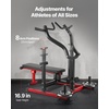 image:imageVEVORSeated Dip Machine Tricep Bicep Press Down Machine with Cable Bar Adjustable Seat and Backrest Exercise Equipment for Chest Training Upper Body Push Fitness Workout Hold up to 450LBSBlack  Red