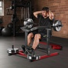image:imageVEVORSeated Dip Machine Tricep Bicep Press Down Machine with Cable Bar Adjustable Seat and Backrest Exercise Equipment for Chest Training Upper Body Push Fitness Workout Hold up to 450LBSBlack  Red
