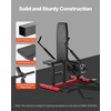 image:imageVEVORSeated Dip Machine Tricep Bicep Press Down Machine with Cable Bar Adjustable Seat and Backrest Exercise Equipment for Chest Training Upper Body Push Fitness Workout Hold up to 450LBSBlack  Red
