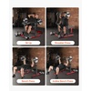 image:imageVEVORSeated Dip Machine Tricep Bicep Press Down Machine with Cable Bar Adjustable Seat and Backrest Exercise Equipment for Chest Training Upper Body Push Fitness Workout Hold up to 450LBSBlack  Red