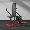 image:imageVEVORSeated Dip Machine Tricep Bicep Press Down Machine with Cable Bar Adjustable Seat and Backrest Exercise Equipment for Chest Training Upper Body Push Fitness Workout Hold up to 450LBSBlack  Red