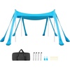 Blue-10*10 FT (4 Pole+8 Sandbags)