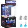image:imageVEVOR Claw Crane Machine MediumSized Arcade Game Machine with Light amp Sound Adjustable Steel Claws Precise Toy Candy Grabber Prize Dispenser Vending Toy for Commercial Home Cinema Black PurplePurple