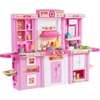 image:imageVEVOR Interactive Wooden Toy Play Kitchen Playset for Kids with Lights and Sounds Corner Design with Ice Maker Oven Sink Clock Microwaves Refrigerator and Accessories for Girls amp Boys WhitePink