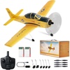 image:imageVEVOR RC Plane 2 Channel Remote Control Airplane 24GHZ with 6Axis Gyro Stabilizeramp2 Batteries F22 Fighter Aircraft Plane Toy for Adults Kids Beginners Boys BirthdayXmas Child Gift4CHT28