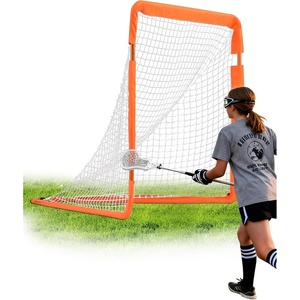 image:imageVEVOR Lacrosse GoalComplete Portable Lacrosse Net Training Accessory Set  Perfect for Youth and Adults TrainingPortable Backyard Lacrosse Training Equipment4 x 4 Folding Goal