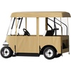 image:imageHappybuy Golf Cart Enclosure 4Person Golf Cart Cover 4Sided Fairway Deluxe 300D Waterproof Driving Enclosure with Transparent Windows Fit for EZGO Club Car Yamaha CartBG 787