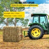 image:imageMophorn Pair Hay Spear 43 Bale Spear 3000 lbs Capacity Bale Spike Quick Attach Square Hay Bale Spears 1 34 Red Coated Bale Forks Bale Hay Spike with Hex Nut amp Sleeve for Buckets Tractors Loaders43