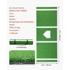 image:imageVEVOR 12x610x38 Upgraded BaseballSoftball Batting Mat with Home Plate  15MM Thicken AntiFade Turf amp AntiSlip Foam Backing Portable Hitting Trainer for CageIndoorOutdoor PracticeGreen