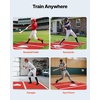 image:imageVEVOR 12x610x38 Upgraded BaseballSoftball Batting Mat with Home Plate  15MM Thicken AntiFade Turf amp AntiSlip Foam Backing Portable Hitting Trainer for CageIndoorOutdoor PracticeRed