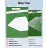 image:imageVEVOR 12x610x38 Upgraded BaseballSoftball Batting Mat with Home Plate  15MM Thicken AntiFade Turf amp AntiSlip Foam Backing Portable Hitting Trainer for CageIndoorOutdoor PracticeGreen