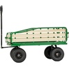 image:imageVEVOR 39 inch Pull Along Kids Wagon Red Rolling Utility Cart Wagons for Kids Cargo Wagon for Garden Beach Camping for Child PresentBlackgreen